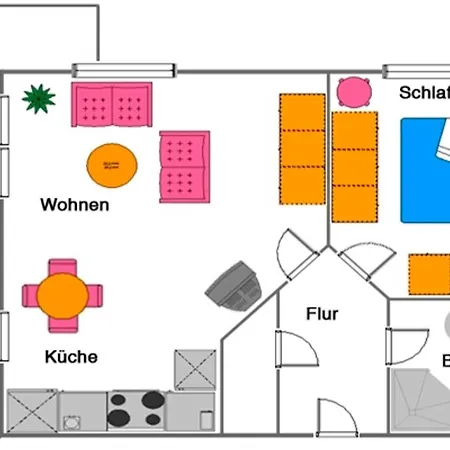 An Der Alten Rotbuche, Whg 3 Apartment *